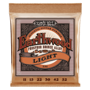 Ernie Ball P02148 Earthwood Light 11-52 Akustik Gitar teli